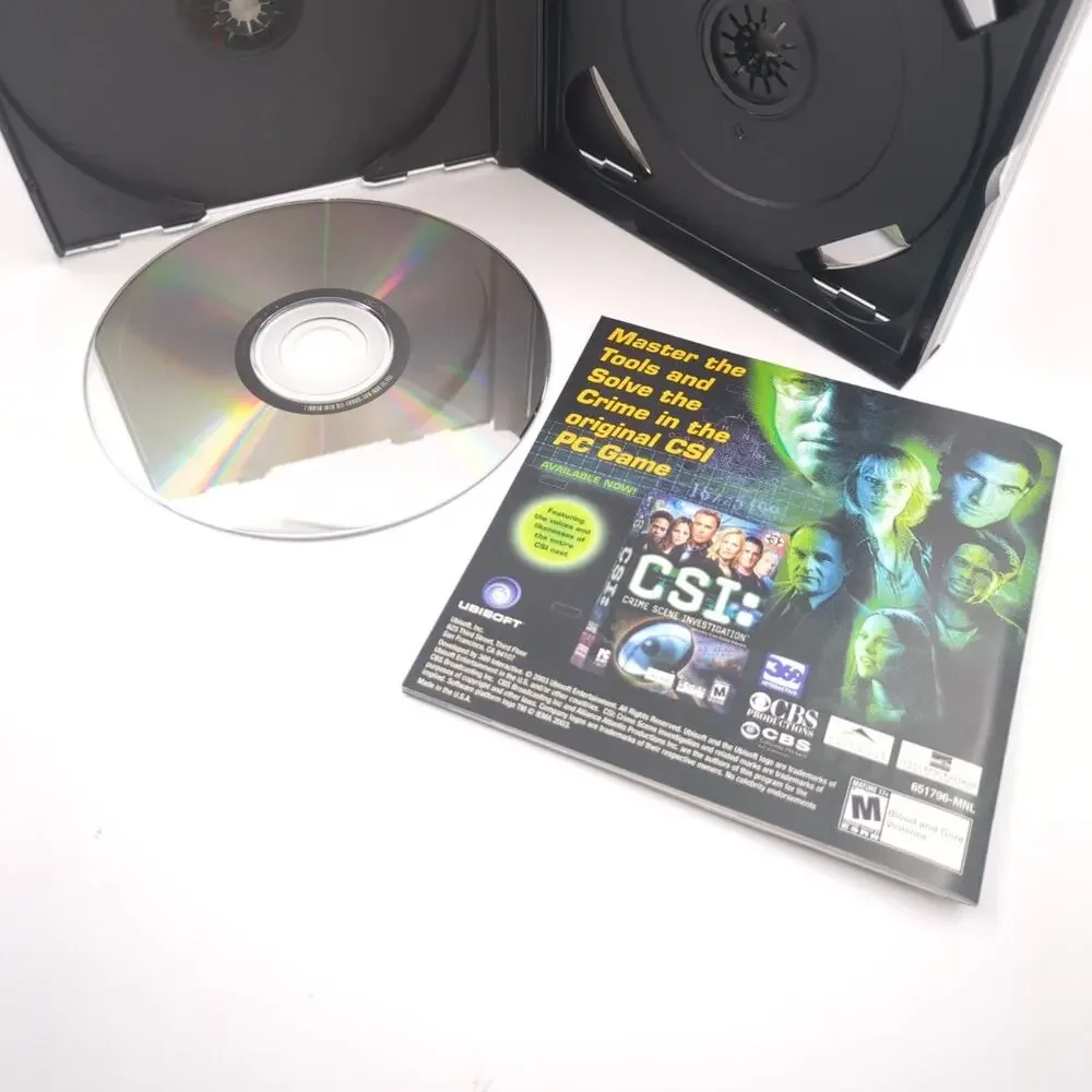 CSI: Crime Scene Investigation Dark Motives PC CD-ROM Video Game Crime Mystery